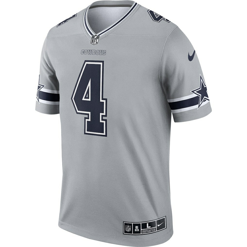 Dak Prescott Dallas Cowboys Inverted Legend Player Performance Top - Gray | Nike sale