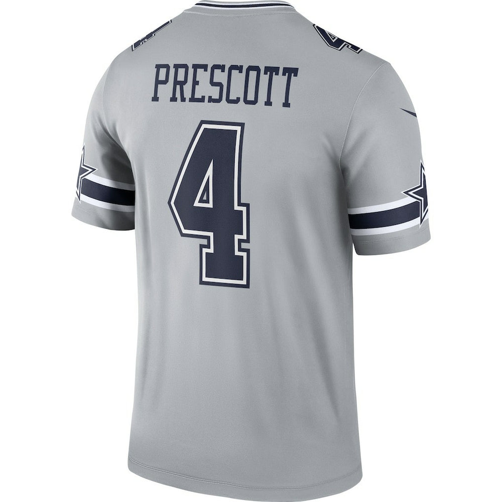 Dak Prescott Dallas Cowboys Inverted Legend Player Performance Top - Gray | Nike sale
