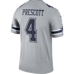 Dak Prescott Dallas Cowboys Inverted Legend Player Performance Top - Gray | Nike sale