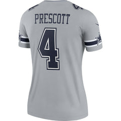 Dak Prescott Dallas Cowboys Women's Legend Player Performance Top - Gray | Nike outlet