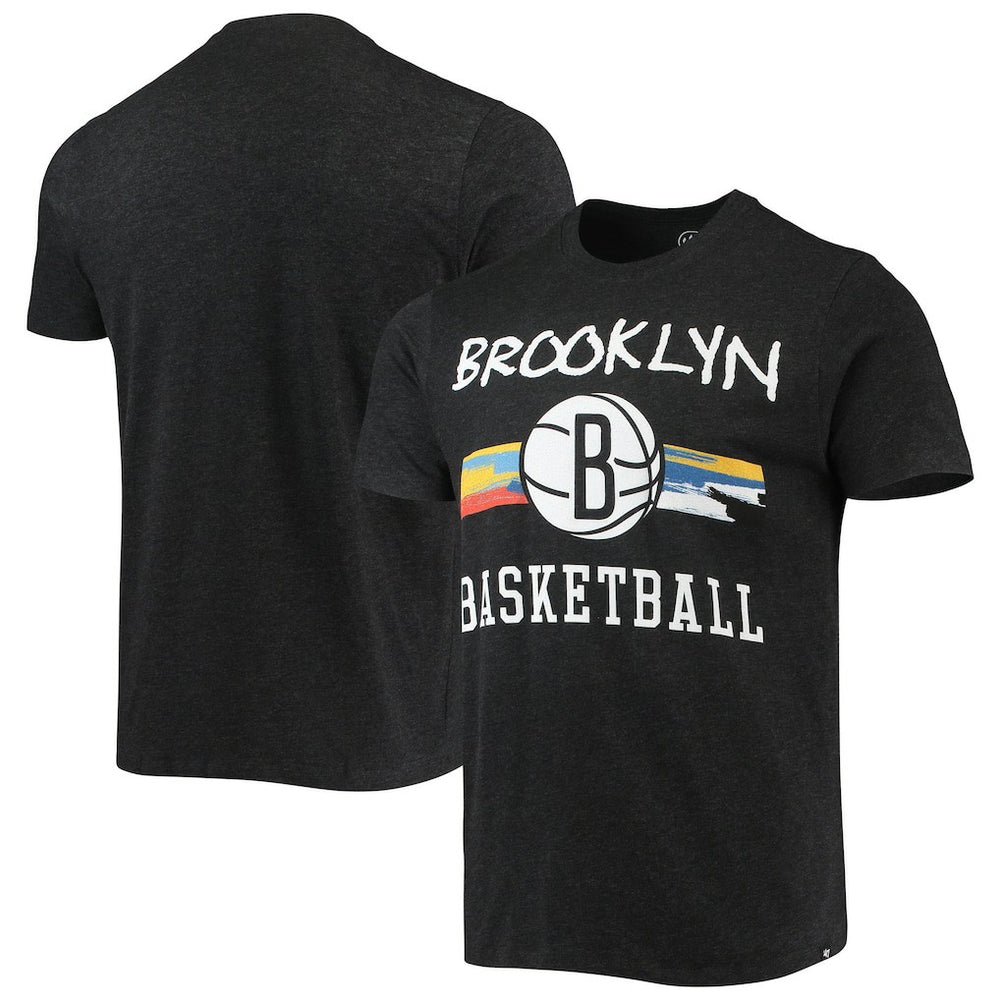 Brooklyn Nets '47 City Edition Club T-Shirt - Black | 47 brand on sale