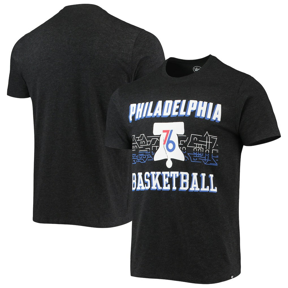 Philadelphia 76ers '47 City Edition Club T-Shirt - Black | 47 brand online