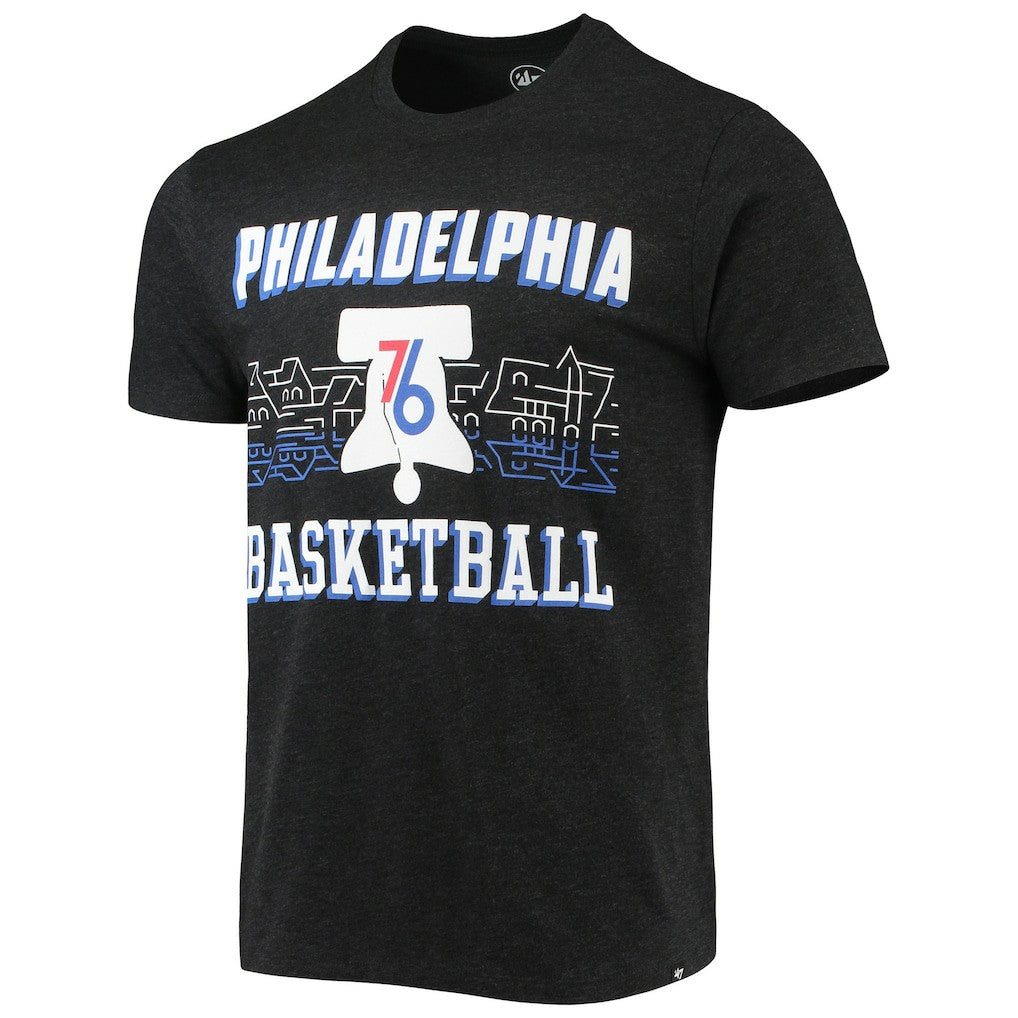Philadelphia 76ers '47 City Edition Club T-Shirt - Black | 47 brand online