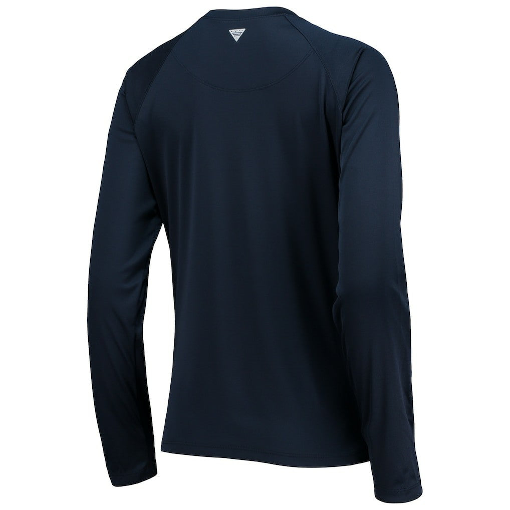 Dallas Cowboys Women's Tidal Omni-Shade Raglan Long Sleeve T-Shirt - Navy/White for sale