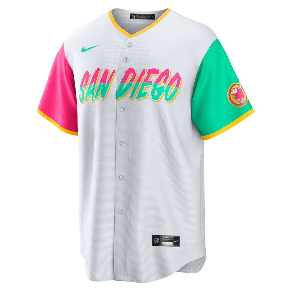 San Diego Padres City Connect Replica Team Jersey - White | Nike