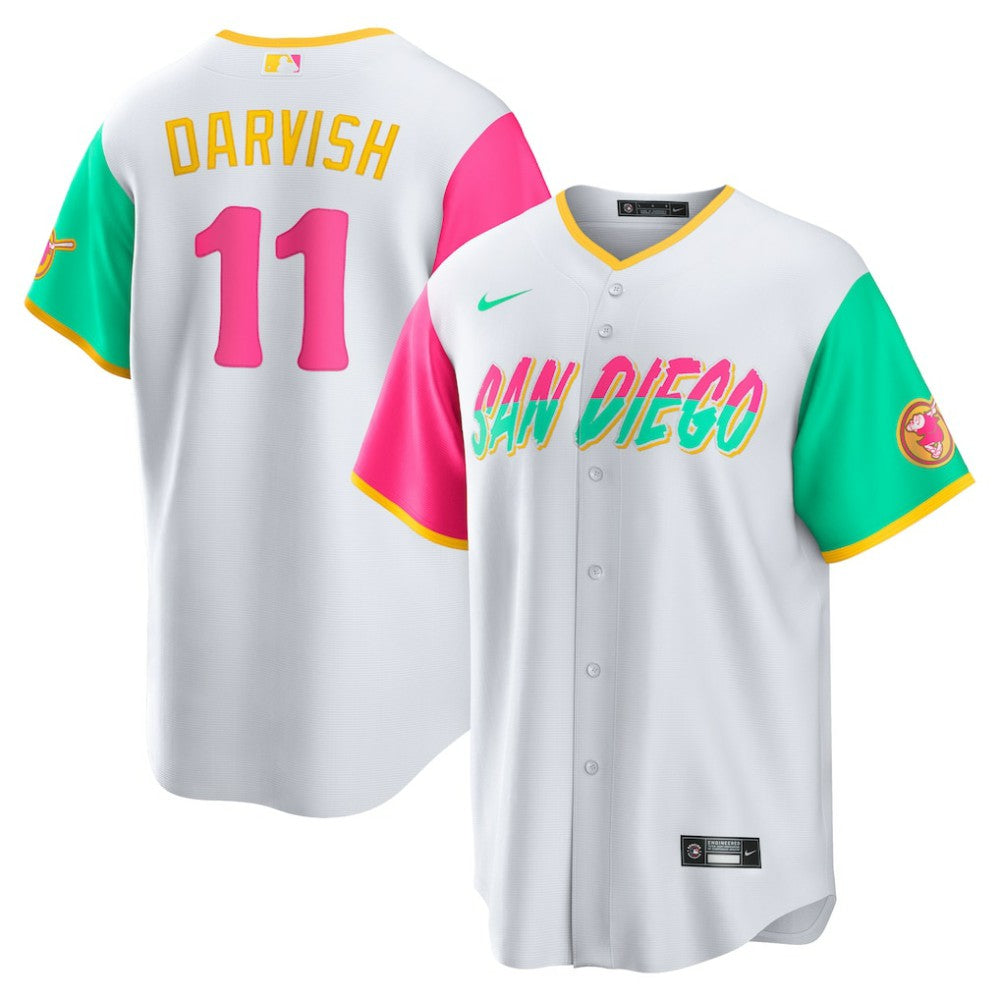 Yu Darvish San Diego Padres City Connect Replica Player Jersey - White | Nike