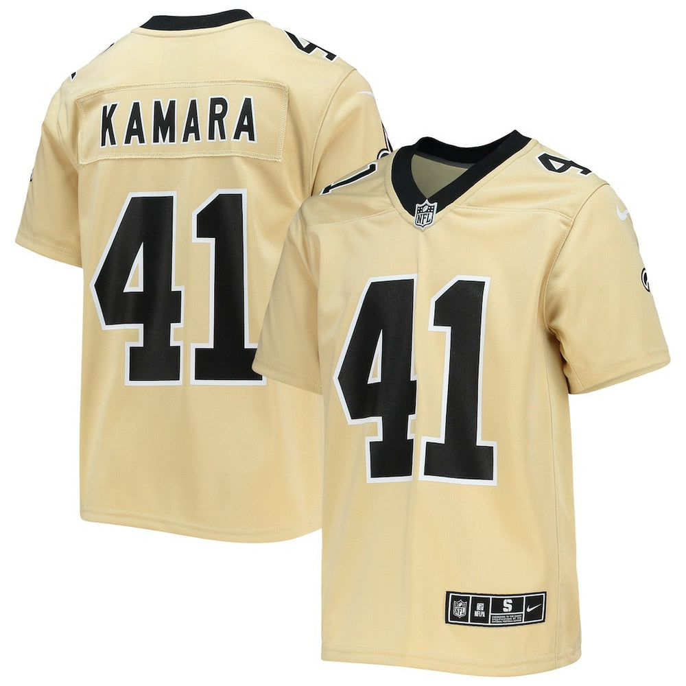 Alvin Kamara New Orleans Saints Youth Inverted Team Game Jersey - Gold | Nike discount