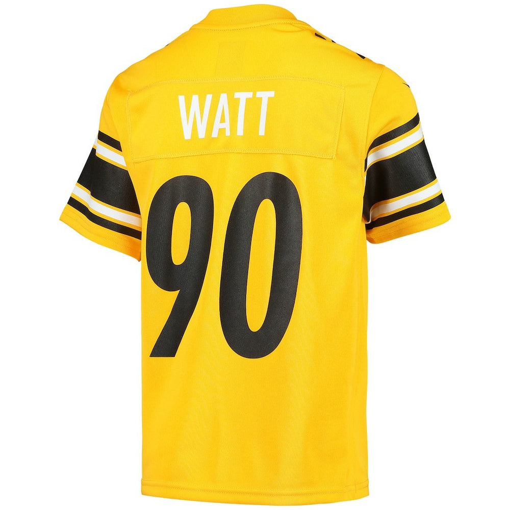T.J. Watt Pittsburgh Steelers Youth Inverted Team Game Jersey - Gold | Nike discount
