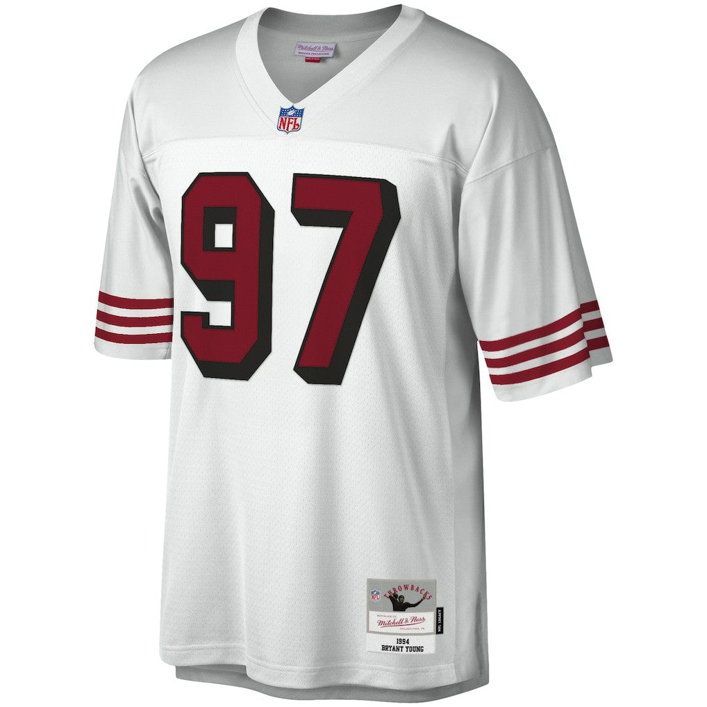 Bryant Young San Francisco 49ers Legacy Replica Jersey - White cheap