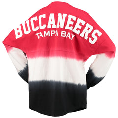 Tampa Bay Buccaneers Women's Ombre Long Sleeve T-Shirt - Red/Black online