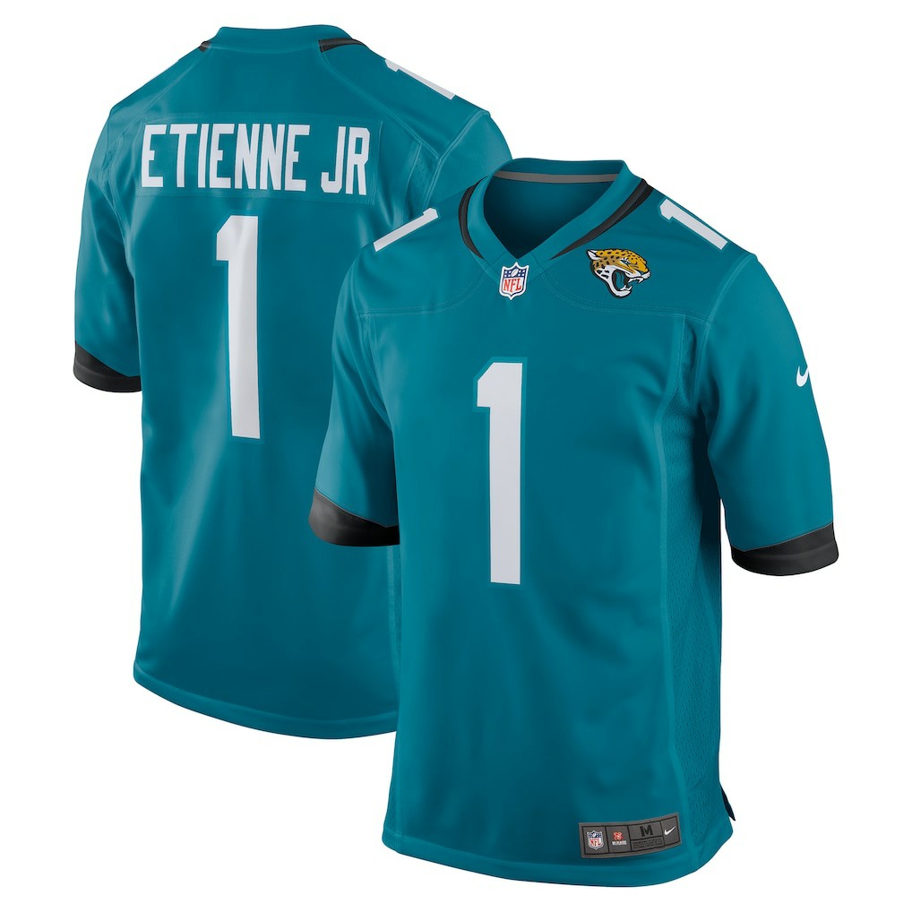 Travis Etienne Jacksonville Jaguars Game Jersey - Teal | Nike outlet
