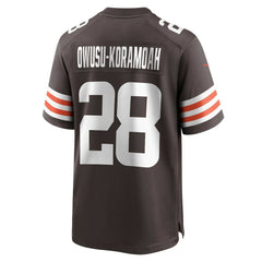 Jeremiah Owusu-Koramoah Cleveland Browns Game Player Jersey - Brown | Nike sale