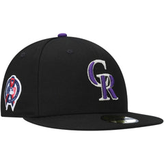 Colorado Rockies 9/11 Memorial Side Patch 59FIFTY Fitted Hat - Black | New Era