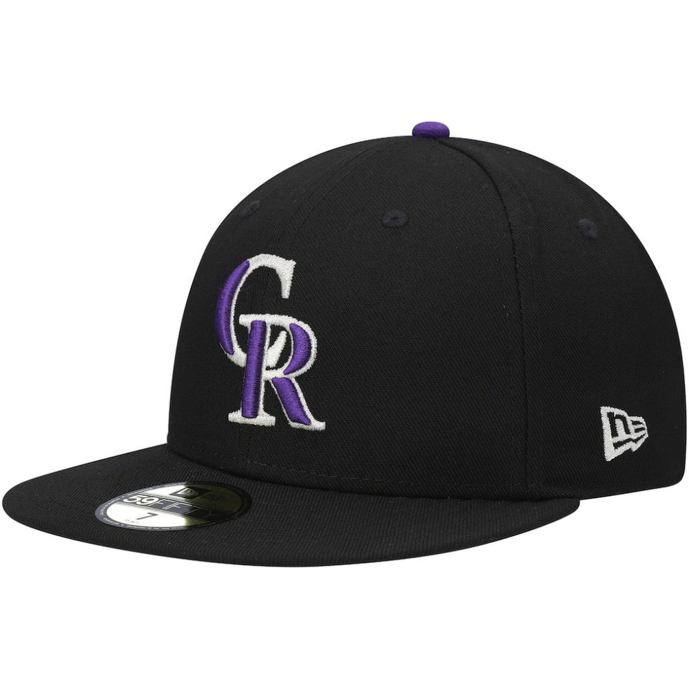 Colorado Rockies 9/11 Memorial Side Patch 59FIFTY Fitted Hat - Black | New Era