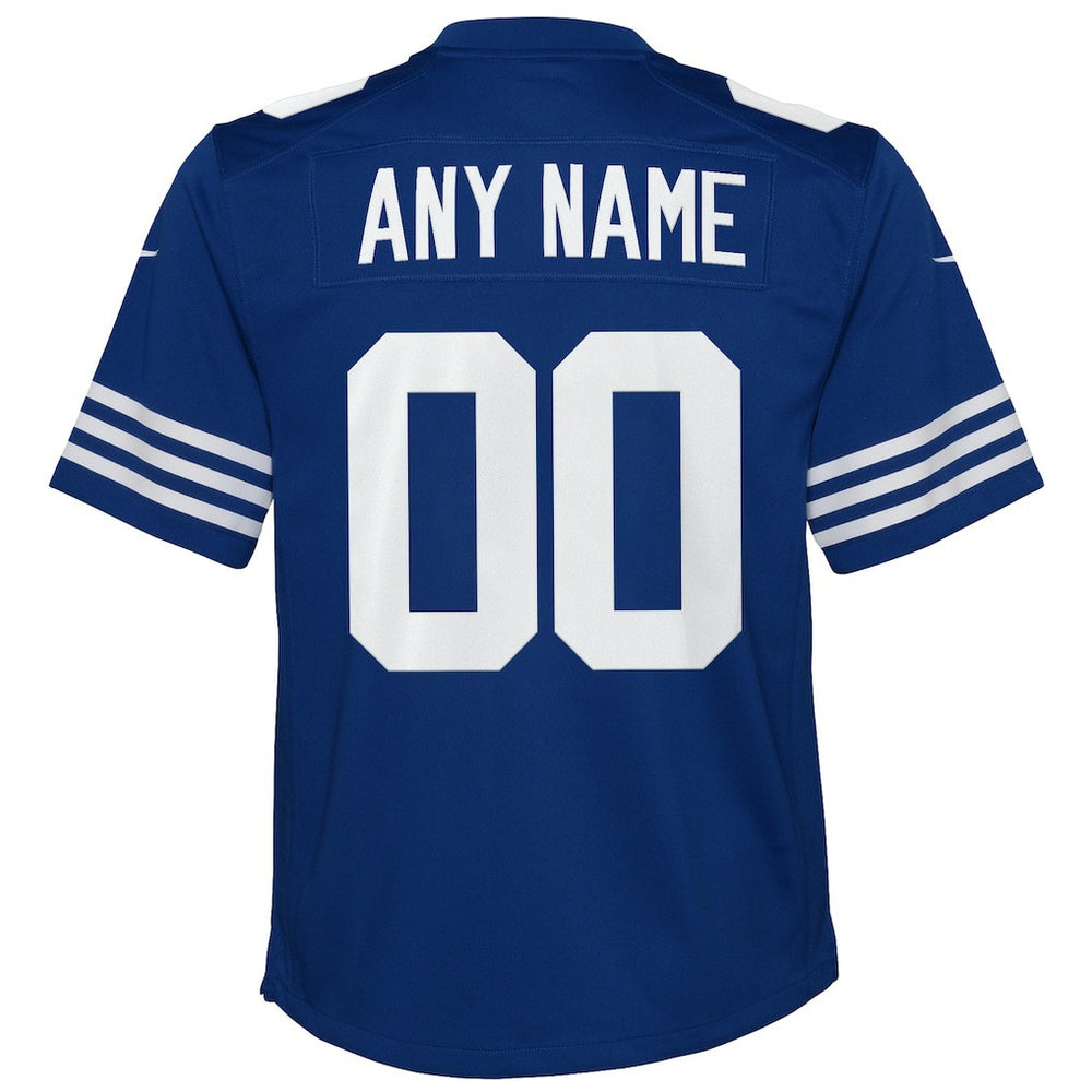 Indianapolis Colts Youth Alternate Custom Game Jersey - Royal | Nike online
