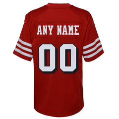 San Francisco 49ers Youth Alternate Custom Game Jersey - Scarlet | Nike for sale