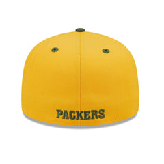 Green Bay Packers New Era Flipside 2Tone 59FIFTY Fitted Hat - Gold/Green outlet
