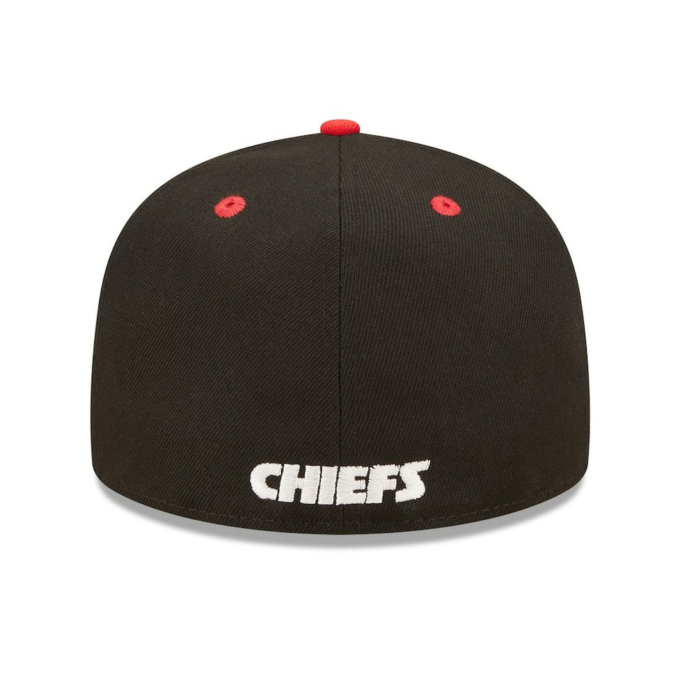 Kansas City Chiefs New Era Flipside 2Tone 59FIFTY Fitted Hat - Black/Red sale