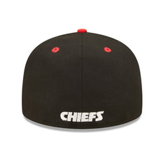 Kansas City Chiefs New Era Flipside 2Tone 59FIFTY Fitted Hat - Black/Red sale