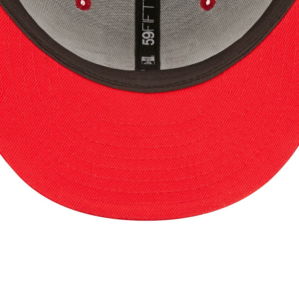 Kansas City Chiefs New Era Flipside 2Tone 59FIFTY Fitted Hat - Black/Red sale