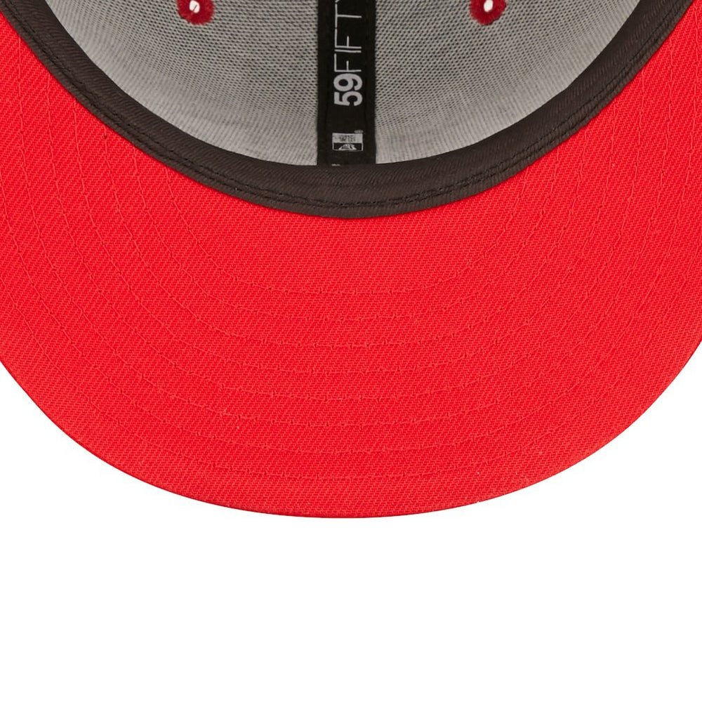 Kansas City Chiefs New Era Flipside 2Tone 59FIFTY Fitted Hat - Black/Red sale