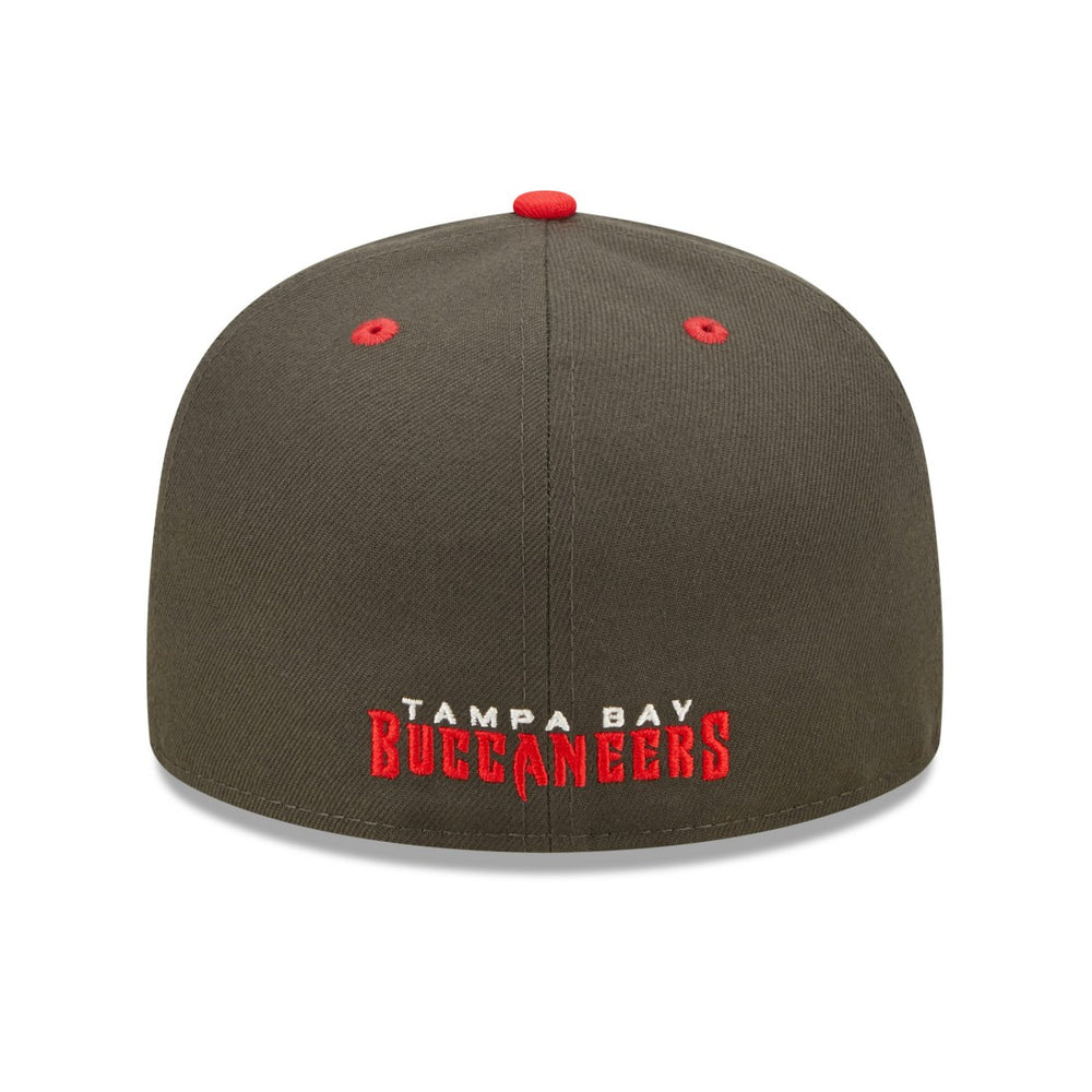 Tampa Bay Buccaneers New Era Flipside 2Tone 59FIFTY Fitted Hat - Pewter/Red outlet