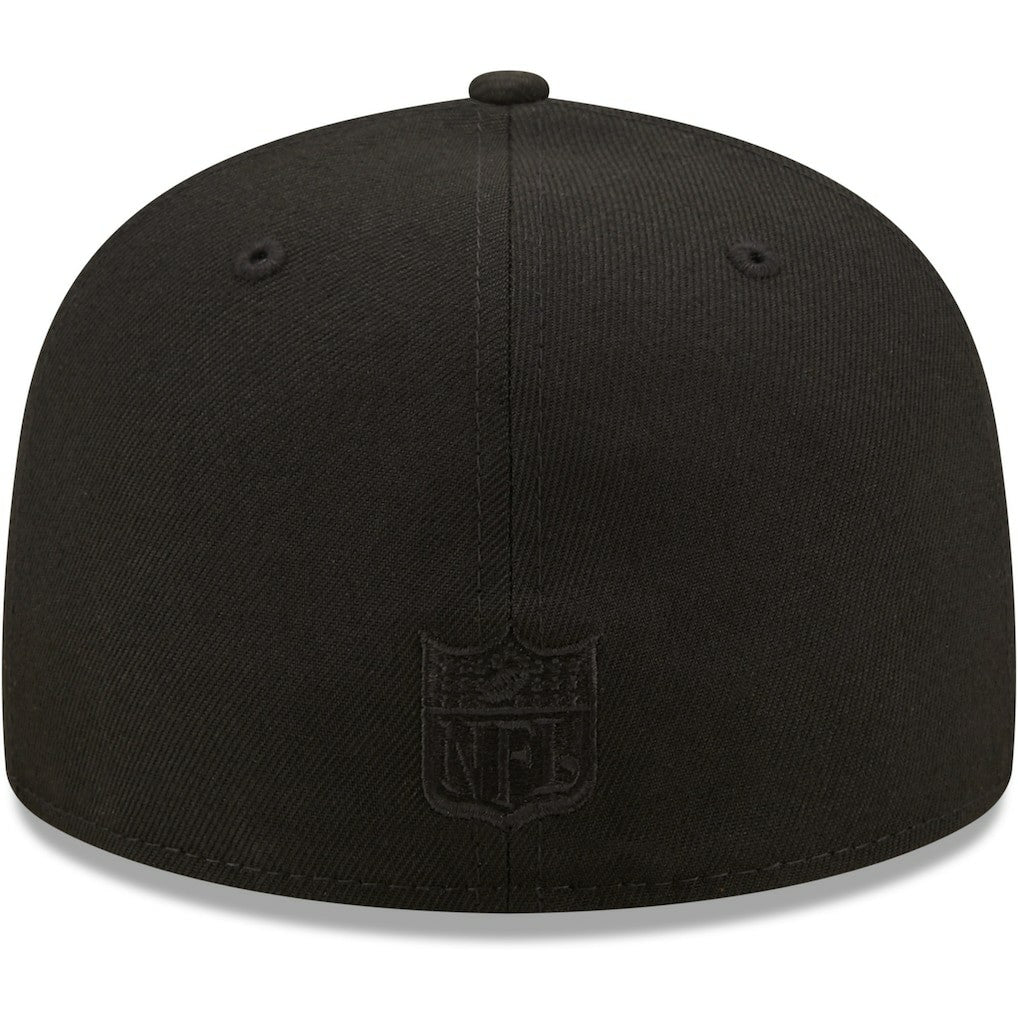 Cleveland Browns New Era Team Black on Black Alternate Logo 59FIFTY Fitted Hat discount
