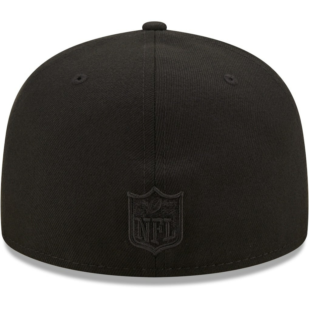 Miami Dolphins New Era Team Black on Black Alternate Logo 59FIFTY Fitted Hat outlet