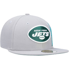 New York Jets New Era City Describe 59FIFTY Fitted Hat - Gray outlet