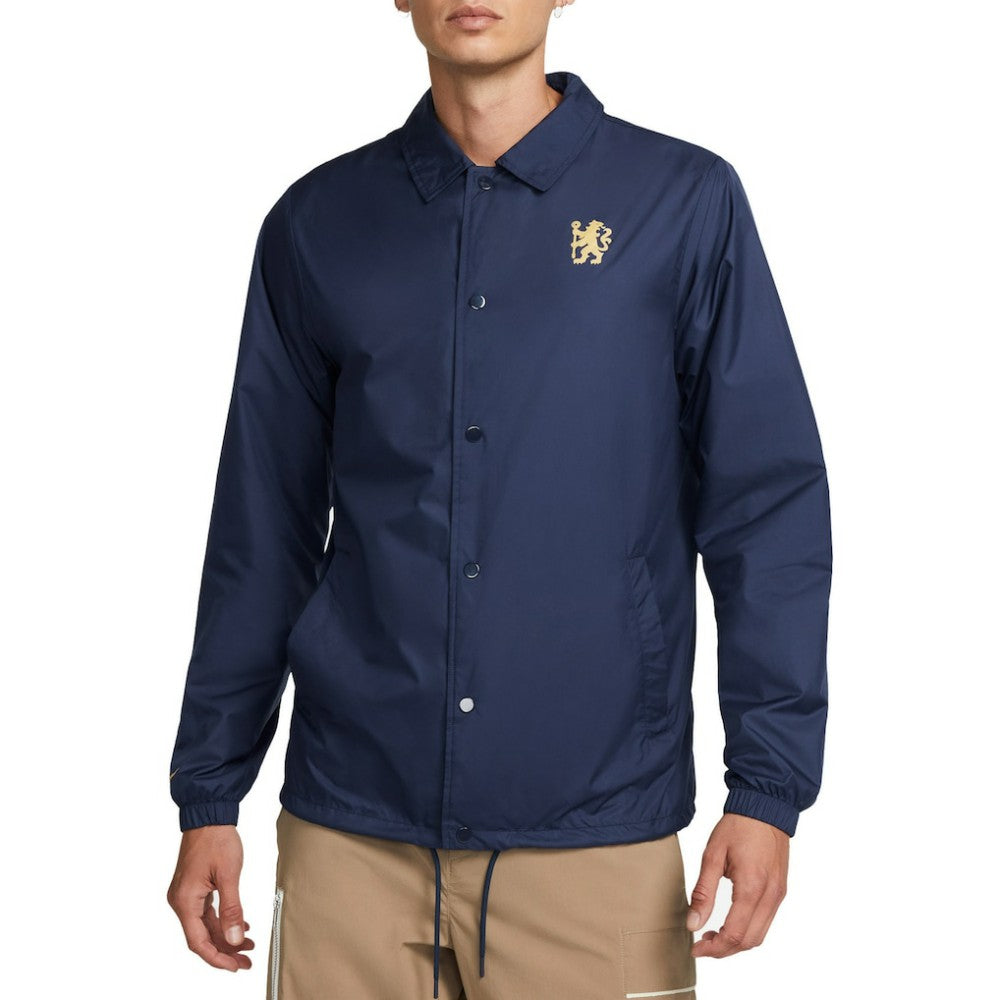 Chelsea Coach Performance Full-Snap Jacket - Navy | Nike online