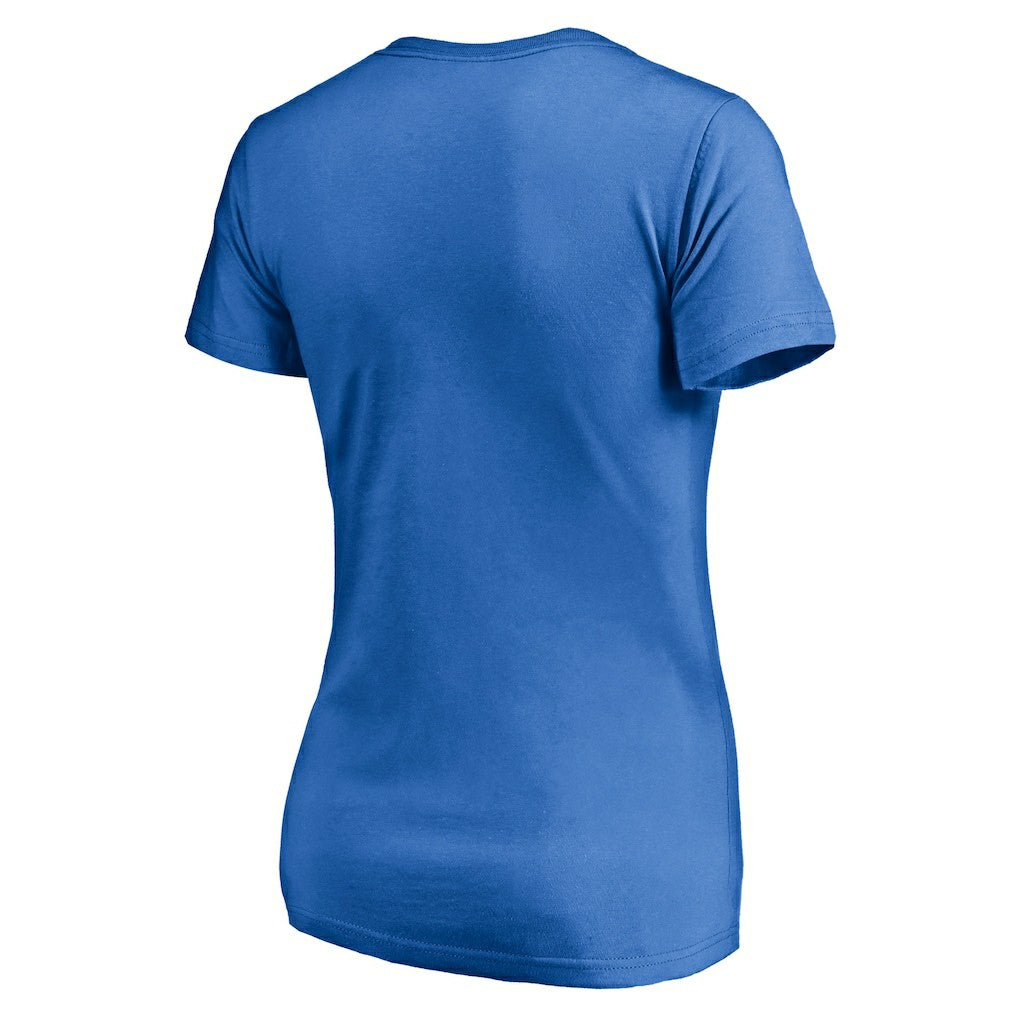 Los Angeles Chargers Women's Long Stride V-Neck T-Shirt - Powder Blue for sale