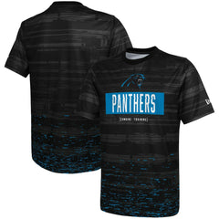 Carolina Panthers New Era Combine Authentic Sweep T-Shirt - Black discount