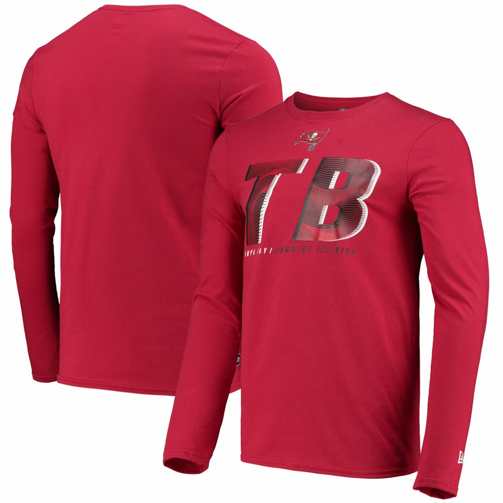Tampa Bay Buccaneers New Era Combine Authentic Static Abbreviation Long Sleeve T-Shirt - Red online