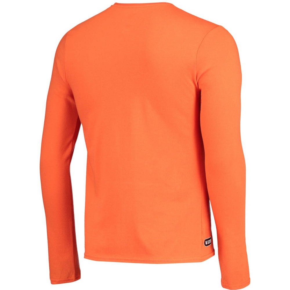 Denver Broncos New Era Combine Authentic Static Abbreviation Long Sleeve T-Shirt - Orange discount