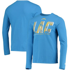 Los Angeles Chargers New Era Combine Authentic Static Abbreviation Long Sleeve T-Shirt - Powder Blue sale
