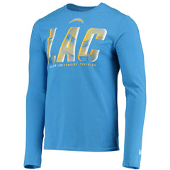 Los Angeles Chargers New Era Combine Authentic Static Abbreviation Long Sleeve T-Shirt - Powder Blue sale