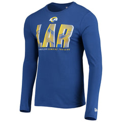 Los Angeles Rams New Era Combine Authentic Static Abbreviation Long Sleeve T-Shirt - Royal cheap