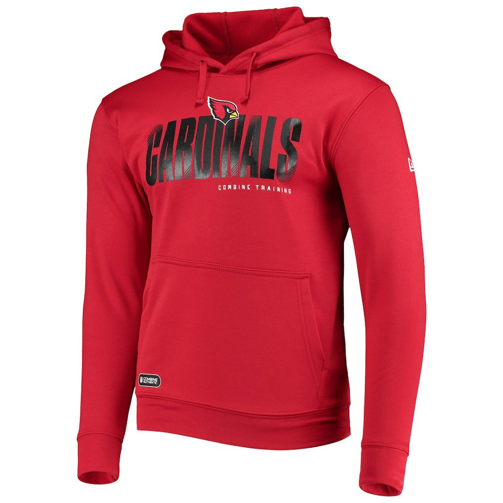 Arizona Cardinals New Era Combine Authentic Hard Hash Pullover Hoodie - Cardinal cheap