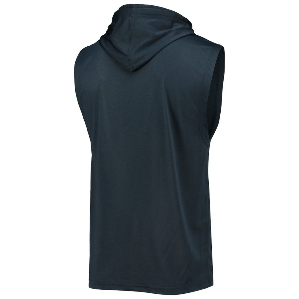 Tampa Bay Rays Stitches Sleeveless Pullover Hoodie - Navy