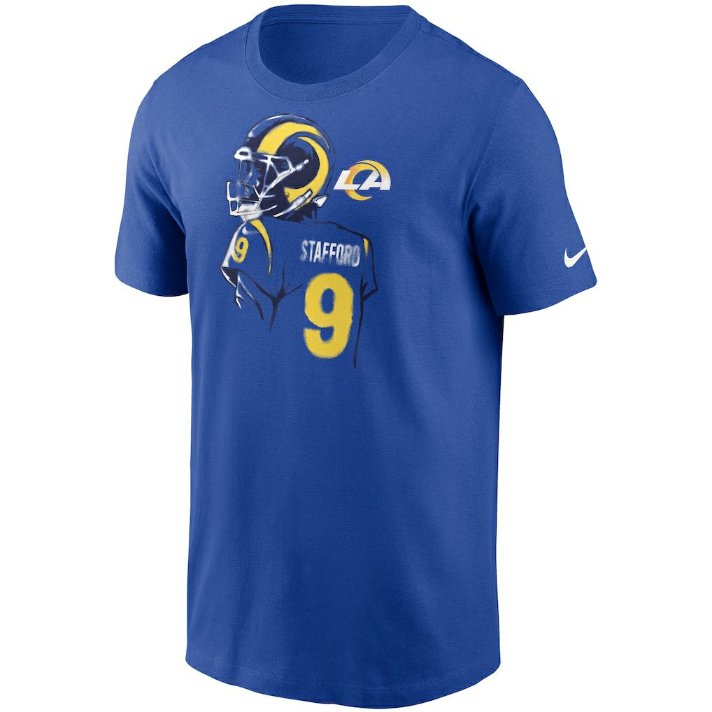 Matthew Stafford Los Angeles Rams Player Graphic T-Shirt - Royal | Nike outlet