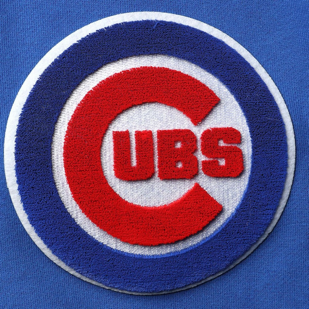 Chicago Cubs Pro Standard Stacked Logo Pullover Sweatshirt - Royal