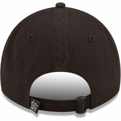 Miami Marlins Black On Black Core Classic 2.0 9TWENTY Adjustable Hat | New Era