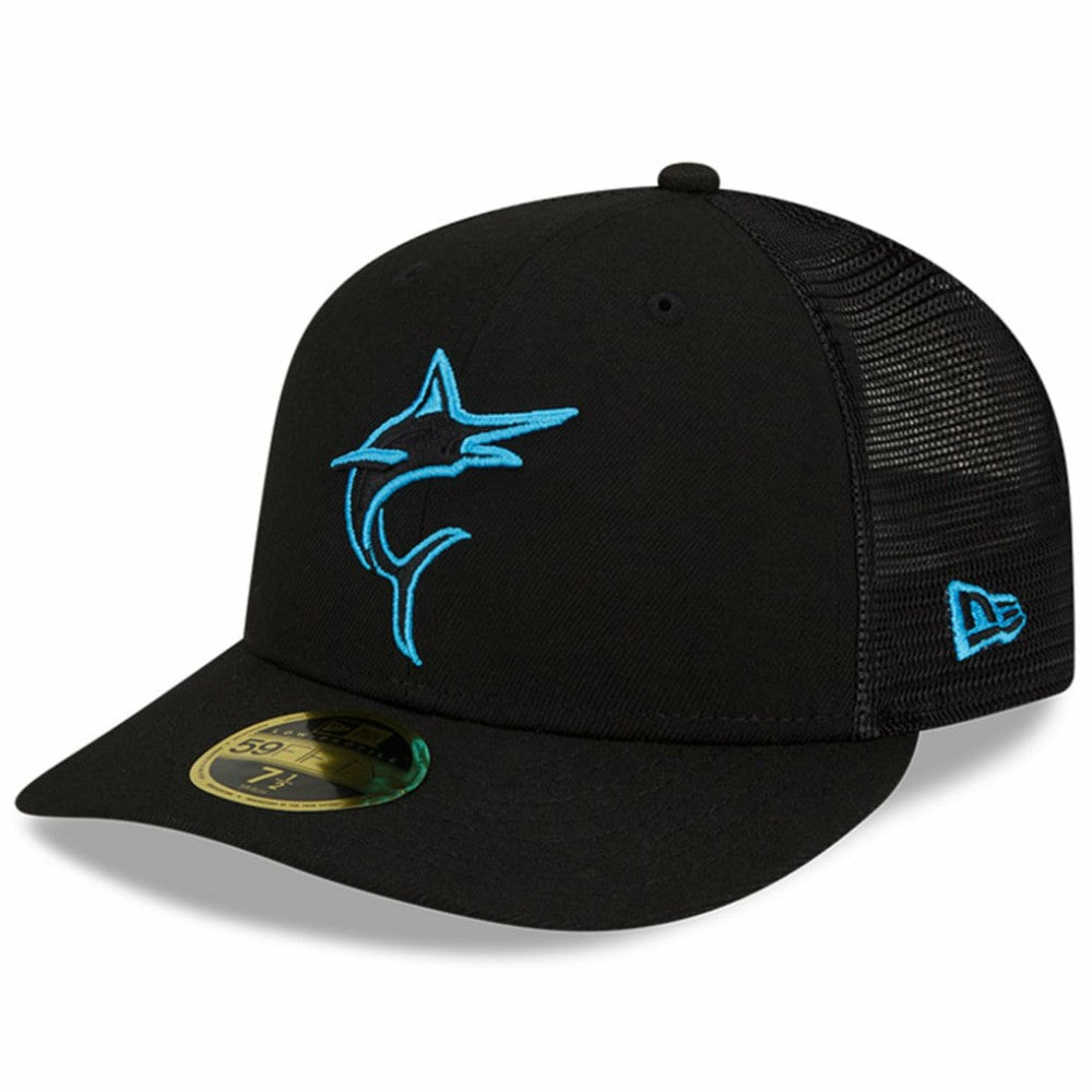 Miami Marlins 2023 Batting Practice 59FIFTY Fitted Hat - Black | New Era