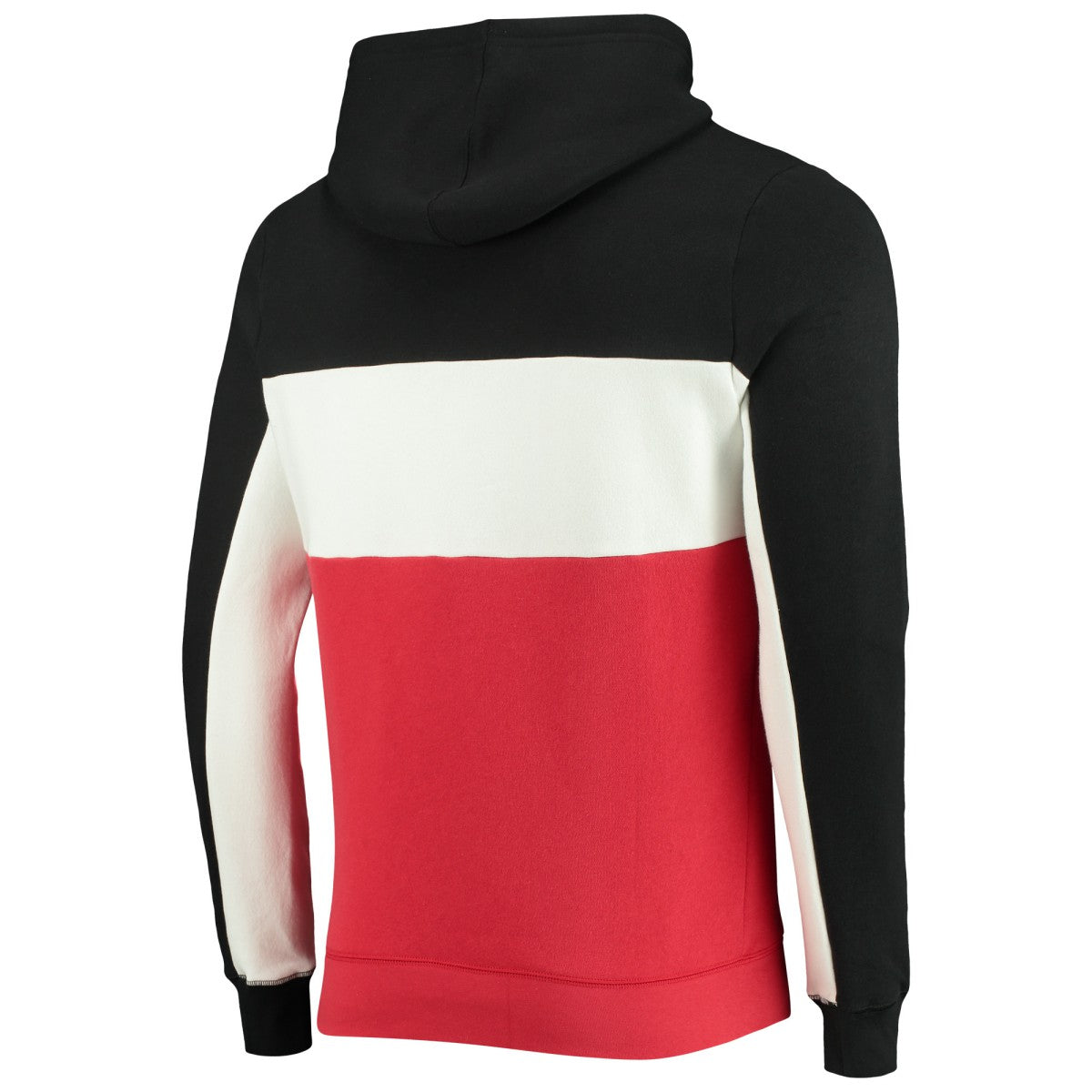 Toronto Raptors Junk Food Wordmark Colorblock Fleece Pullover Hoodie - Black/White cheap