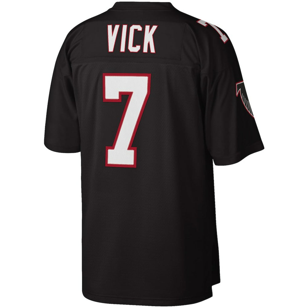 Michael Vick Atlanta Falcons Big & Tall 2002 Retired Player Replica Jersey - Black for sale