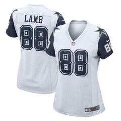 CeeDee Lamb Dallas Cowboys Women's 2nd Alternate Game Jersey - White | Nike online