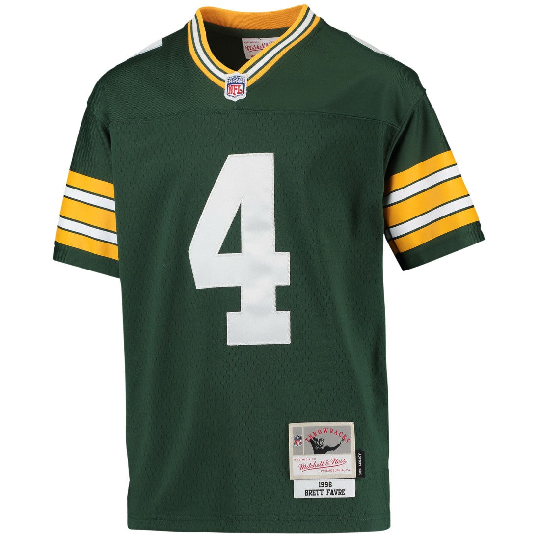 Brett Favre Green Bay Packers Youth 1996 Retired Player Legacy Jersey - Green cheap
