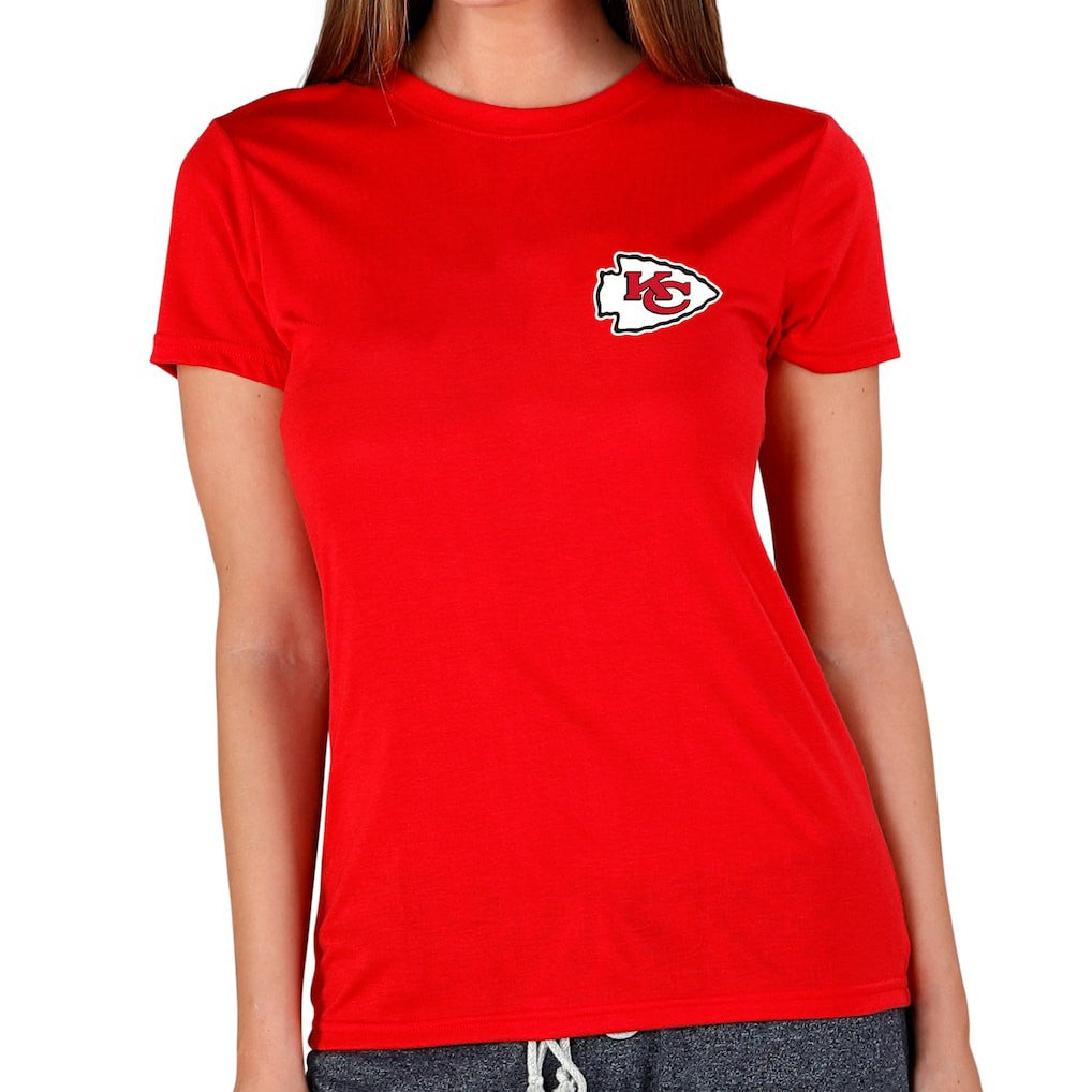 Kansas City Chiefs Concepts Sport Women's Marathon Knit Lounge Top - Red cheap