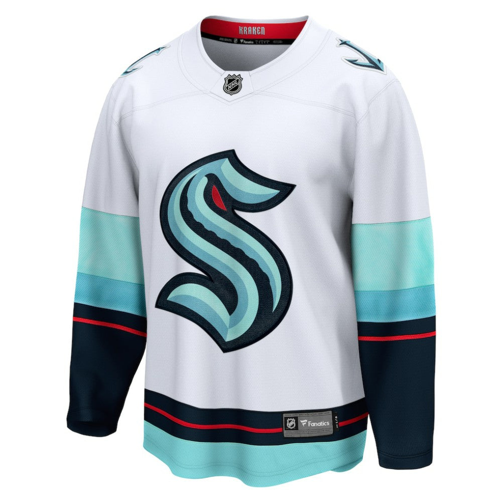 Seattle Kraken Fanatics Away Breakaway Jersey White