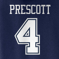 Dak Prescott Dallas Cowboys Women's Player Icon Name & Number V-Neck Pullover Hoodie - Navy cheap